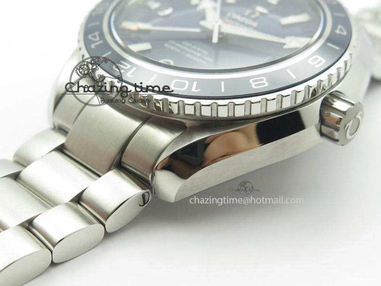 0326 Planet Ocean GMT 42mm V6F Best Edition Blue Bezel Blue Dial On SS Bracelet A ModernLook 8274